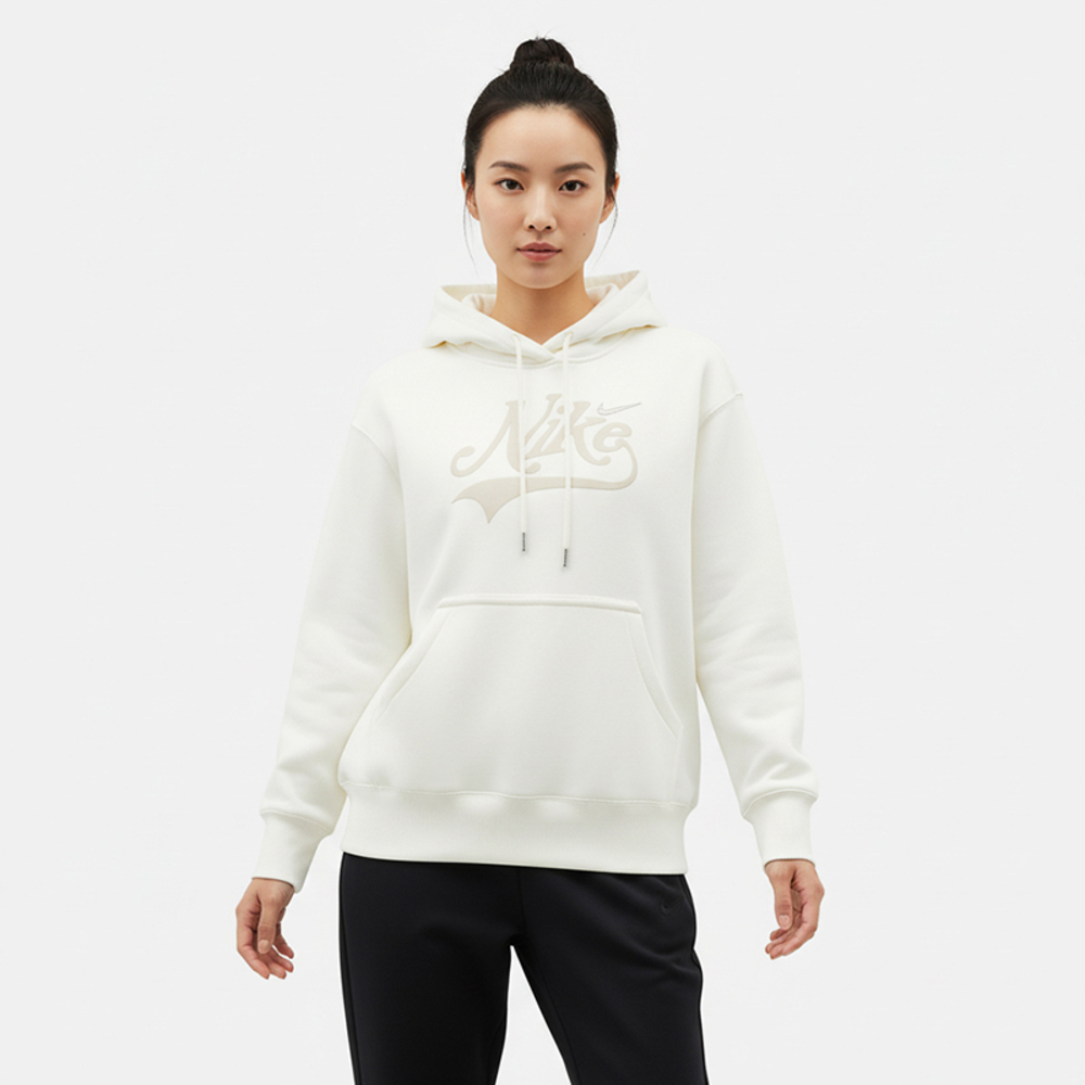 NIKE耐克2025女子AS W NSW PHNX FLC OS SHINE HDY针织连帽卫衣HV2784-133