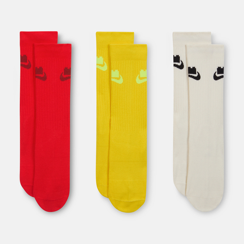 Nike KidsNike Kids2025大童U NK ED ESS CREW 3PR-168 PRJCT中袜优惠装HV9635-900