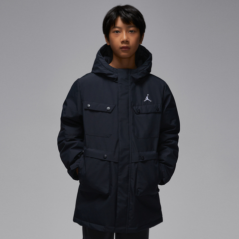 JordanJordan2025男大童中长款羽绒服厚羽绒服-中JD2542056GS-002