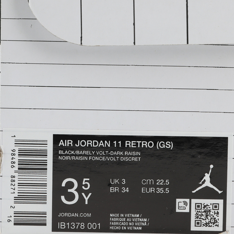 JordanJordan2025大童Air Jordan 11 Retro GS乔丹IB1378-001