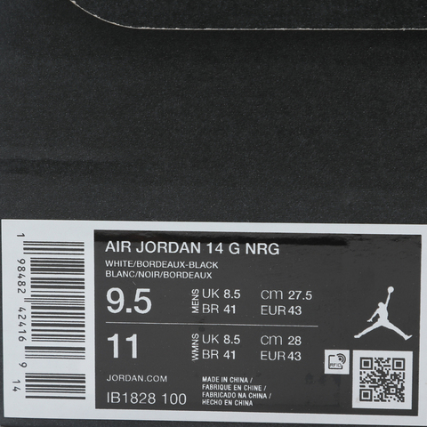 JordanJordan2025男子AIR JORDAN 14 G NRG乔丹IB1828-100