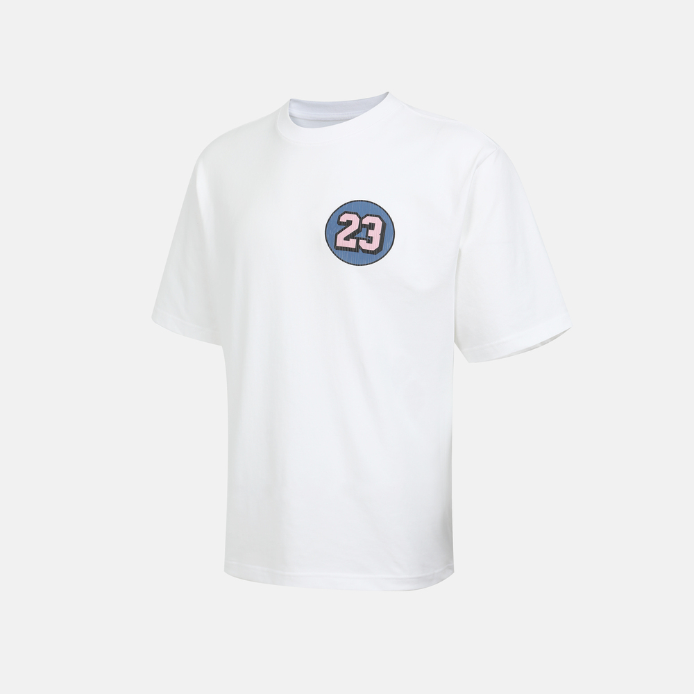 JordanJordan2025男子M J AJ5 PINK 85 SS CREW针织无领短TIQ7437-100