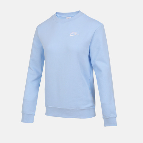 NIKE耐克2025女子AS W NSW CLUB FLC CREW STD针织无帽卫衣DQ5474-441