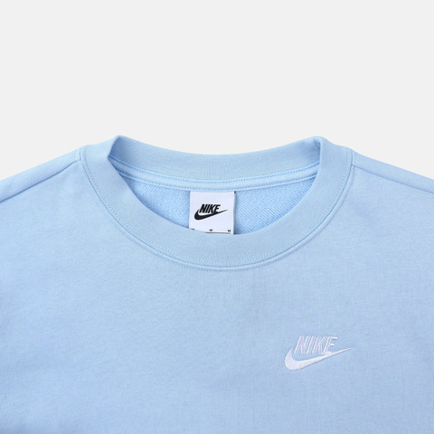 NIKE耐克2025女子AS W NSW CLUB FLC CREW STD针织无帽卫衣DQ5474-441