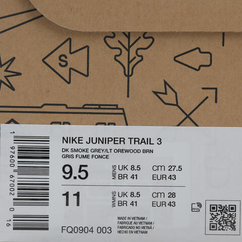 NIKE耐克2025男子NIKE JUNIPER TRAIL 3户外FQ0904-003