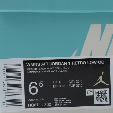 NIKE耐克2025女子WMNS AIR JORDAN 1 RETRO LOW OG乔丹HQ8111-300