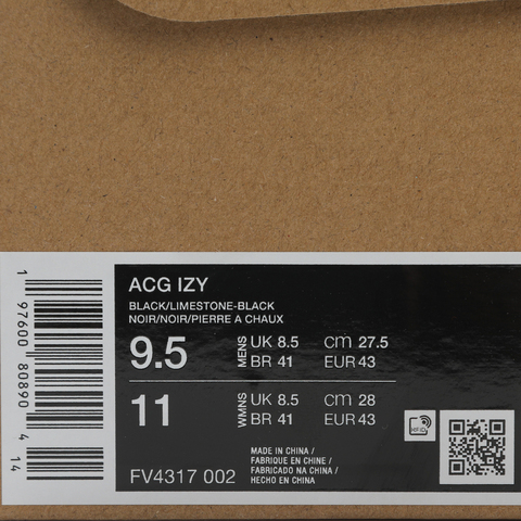 NIKE耐克2025男子ACG IZY户外FV4317-002