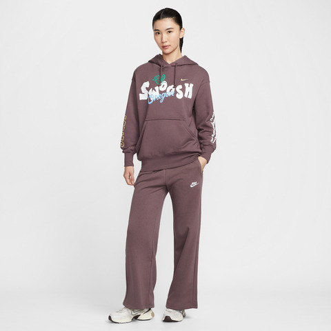 NIKE耐克2026女子AS W NSW CLUB FLC MR PANT WIDE针织长裤FB2728-502