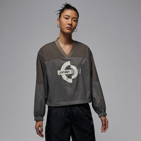 JordanJordan2026女子AS W J BRK LS WOVEN PO GFX梭织无帽卫衣IF1078-040