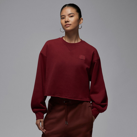 JordanJordan2026女子AS W J FLT FLC FT MOD CREW针织无帽卫衣IF1007-677