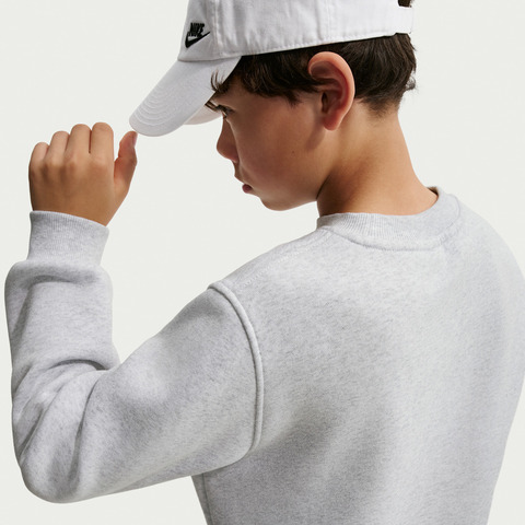 Nike KidsNike Kids2026大童K NSW CLUB FLC CREW LS HBR针织无帽卫衣FD2992-052