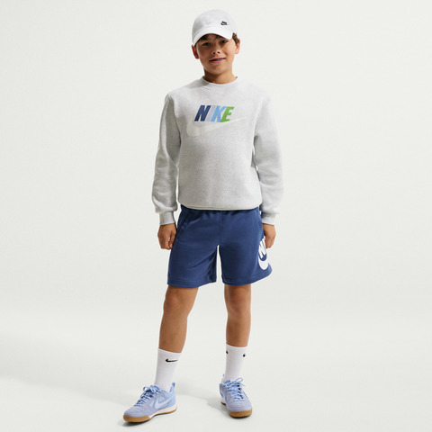 Nike KidsNike Kids2026大童K NSW CLUB FLC CREW LS HBR针织无帽卫衣FD2992-052