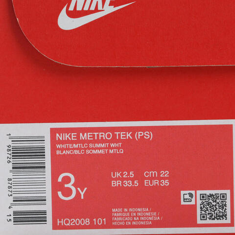 Nike KidsNike Kids2026小童NIKE METRO TEK (PS)儿童HQ2008-101