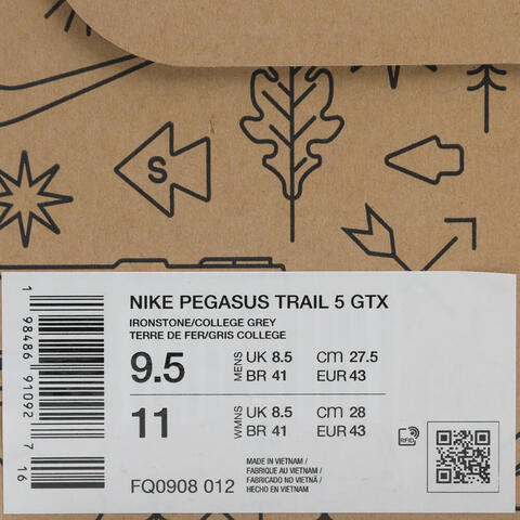 NIKE耐克2026男子NIKE PEGASUS TRAIL 5 GTX户外FQ0908-012