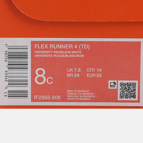 Nike KidsNike Kids2026婴童FLEX RUNNER 4 (TD)儿童IF2895-606