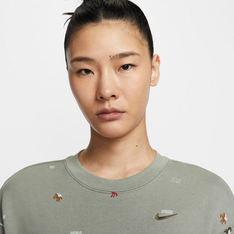 NIKE耐克2026女子AS W NSW OS CREW CNY针织无帽卫衣IQ3825-276