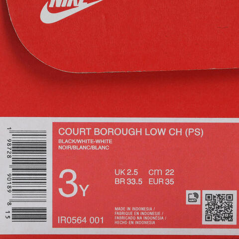 Nike KidsNike Kids2026小童COURT BOROUGH LOW CH (PS)儿童IR0564-001