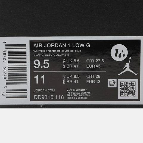 JordanJordan2026男子AIR JORDAN 1 LOW G乔丹DD9315-118