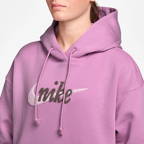 NIKE耐克2026女子AS W NSW PHNX FLC OS LOGO HDY针织连帽卫衣IM9644-503