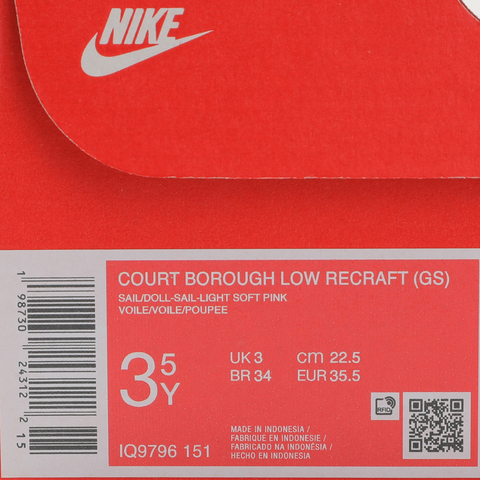 Nike KidsNike Kids2026大童COURT BOROUGH LOW RECRAFT (GS)儿童IQ9796-151