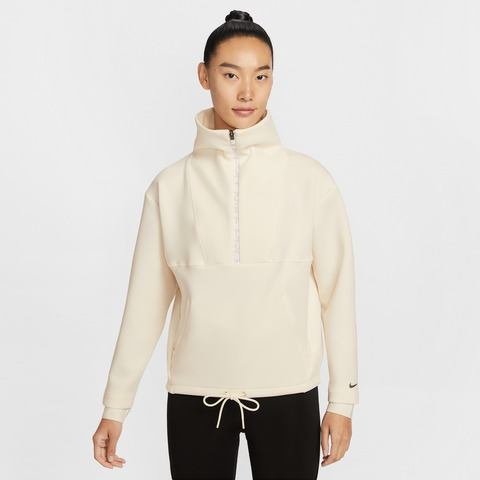 NIKE耐克2026女子AS W NP FLC CROP HZ GCEL针织无帽卫衣IQ3947-110