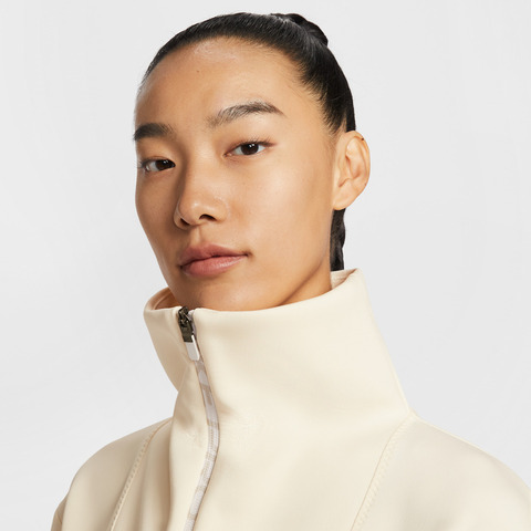 NIKE耐克2026女子AS W NP FLC CROP HZ GCEL针织无帽卫衣IQ3947-110