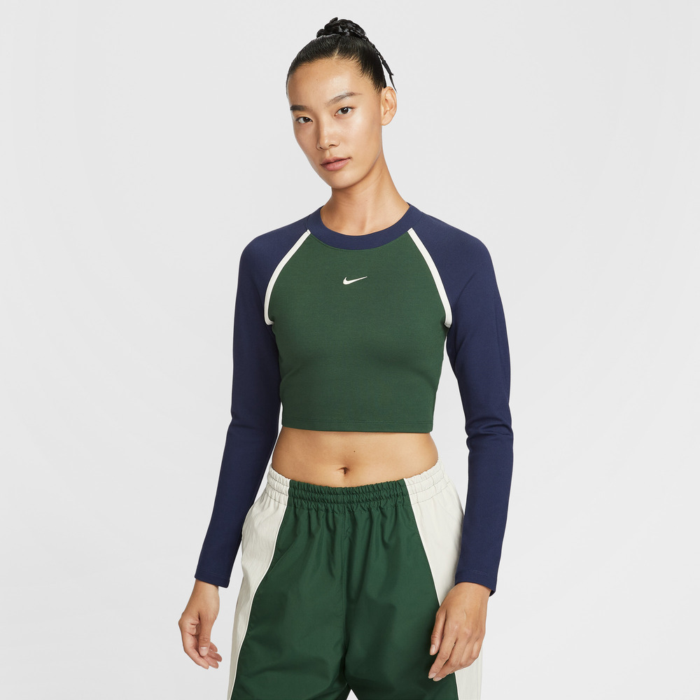 NIKE耐克2026女子AS W NSW STREET LS BODY BOLD C针织无领长TIF0339-323