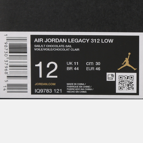 JordanJordan2026男子AIR JORDAN LEGACY 312 LOW乔丹IQ9783-121