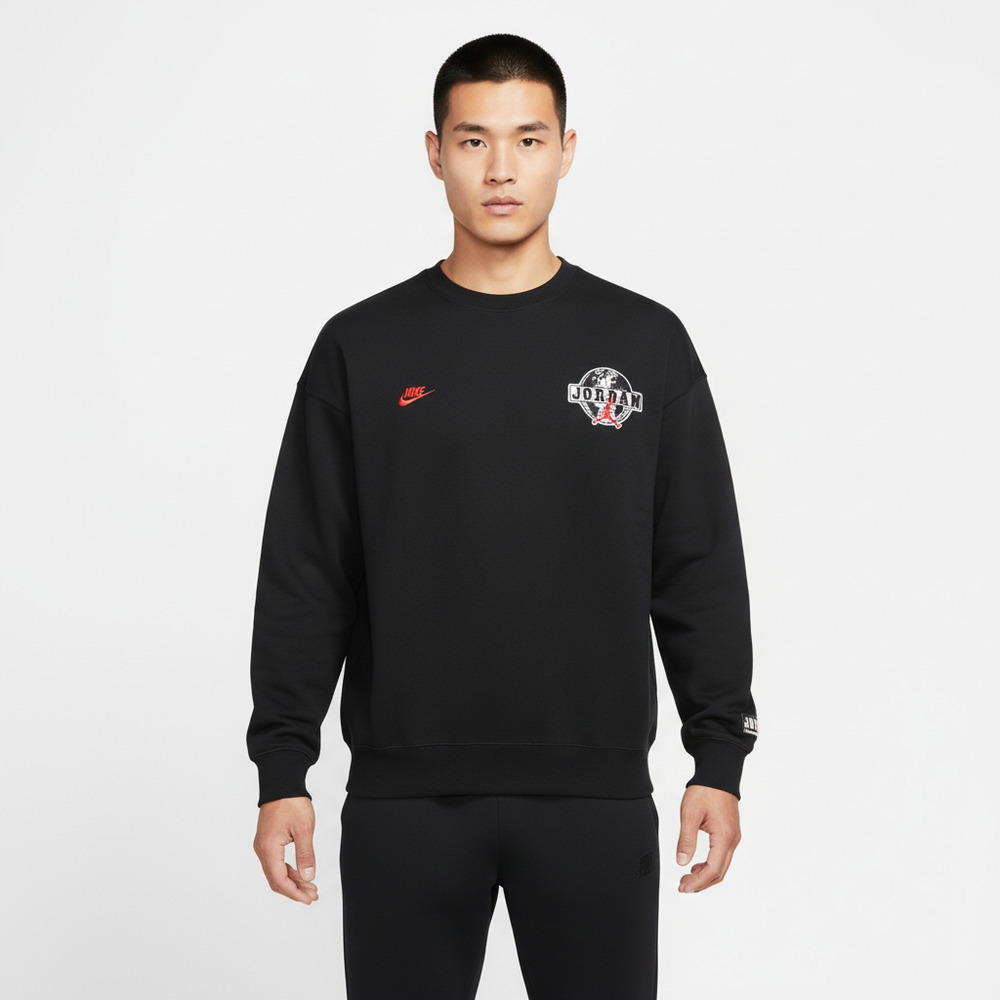 JordanJordan2026男子AS M J BRK VT CREW BB针织无帽卫衣IO9828-010