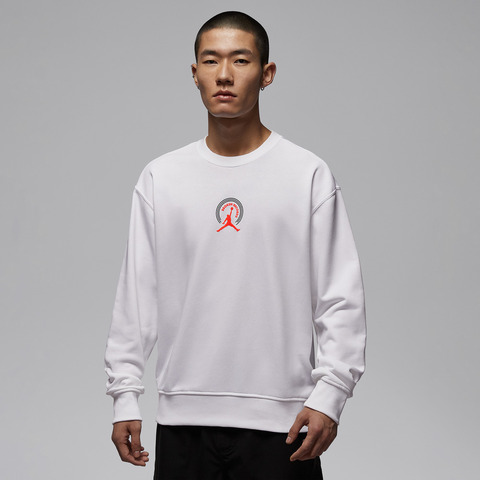 JordanJordan2026男子AS M J BRK REC FLC CREW LB针织无帽卫衣IQ2981-100