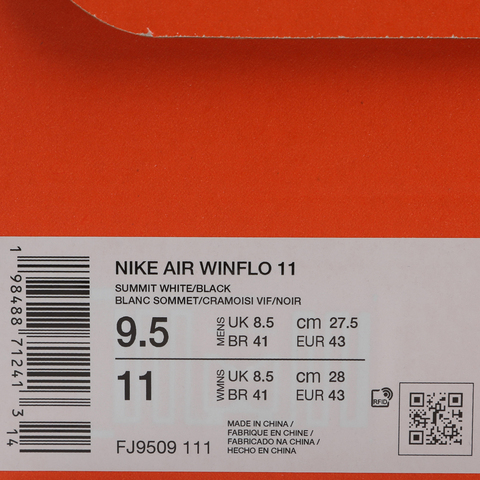 NIKE耐克2026男子NIKE AIR WINFLO 11跑步FJ9509-111