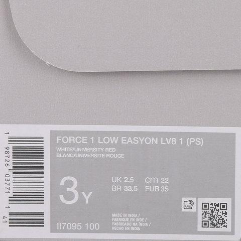 Nike KidsNike Kids2026小童FORCE 1 LOW EASYON LV8 1 (PS)儿童II7095-100
