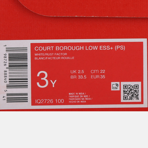 Nike KidsNike Kids2026小童COURT BOROUGH LOW ESS+ (PS)儿童IQ2726-100