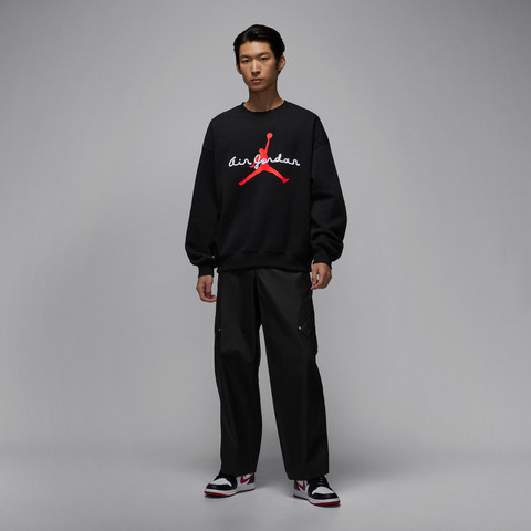 JordanJordan2026男子AS M J BRK AJ6 FLC CREW针织无帽卫衣IF1846-010