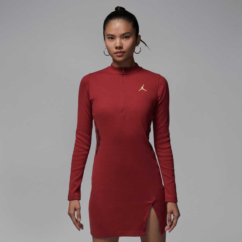 JordanJordan2026女子AS W J LS KNIT  DRESS CNY GCEL长袖连衣裙IQ3963-613