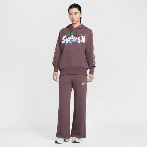 NIKE耐克2026女子AS W NSW GFX FLC OS PO HD GCEL针织连帽卫衣IQ3945-515