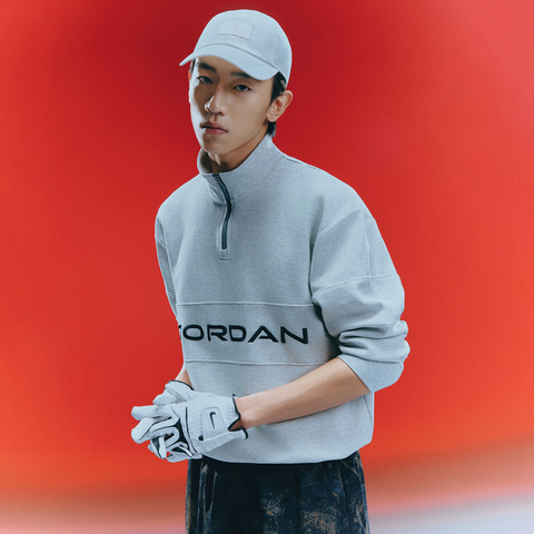 JordanJordan2026男子AS M J DF GOLF HZ针织无帽卫衣HF9920-050
