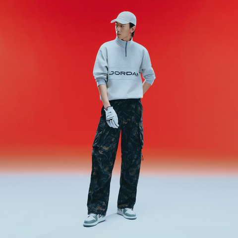 JordanJordan2026男子AS M J DF GOLF HZ针织无帽卫衣HF9920-050