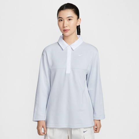 NIKE耐克2026女子AS W NSW STREET ESSNTL OS LS P针织有领长TIF0358-043