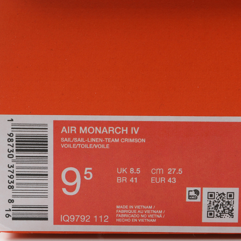 NIKE耐克2026男子AIR MONARCH IV男训IQ9792-112