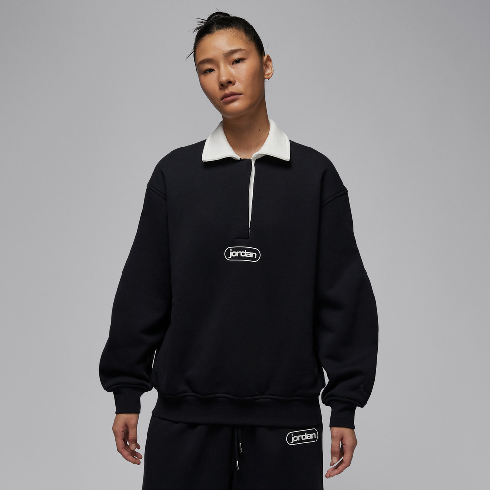 JordanJordan2026女子AS W J FLT FLC RUGBY TOP针织有领长TIF0997-010