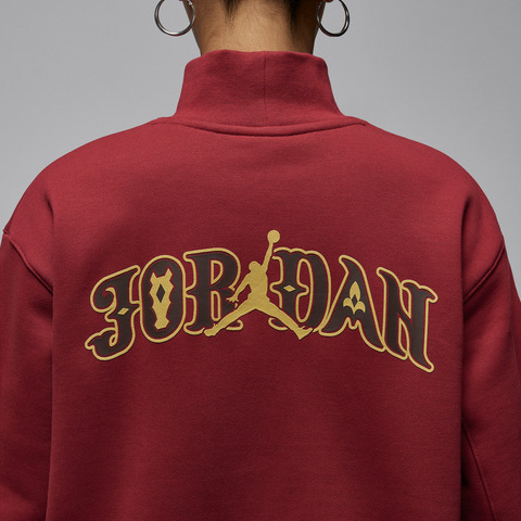 JordanJordan2026女子AS W J FLT FLC TOP CNY GCEL针织无帽卫衣IQ3965-613