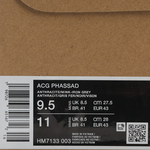 NIKE耐克2026男子ACG PHASSAD户外HM7133-003