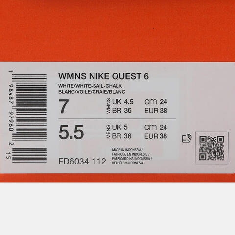 NIKE耐克2026女子WMNS NIKE QUEST 6跑步FD6034-112