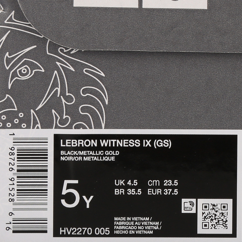 Nike KidsNike Kids2026大童LEBRON WITNESS IX (GS)儿童HV2270-005