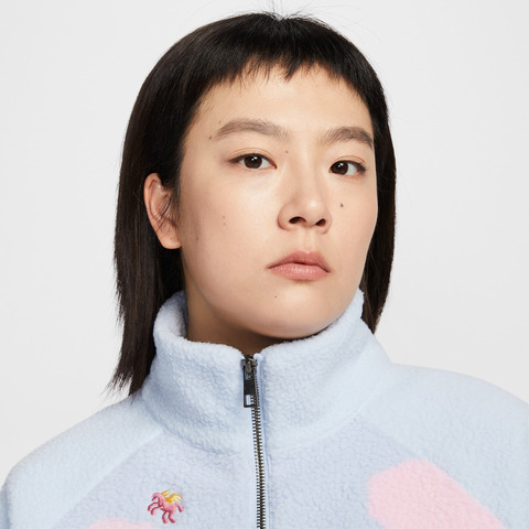 NIKE耐克2026女子AS W NSW AOP CNY JKT人造毛绒卫衣IQ3822-407