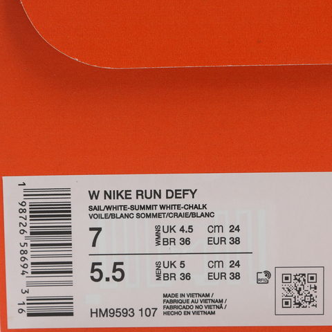 NIKE耐克2026女子W NIKE RUN DEFY跑步HM9593-107