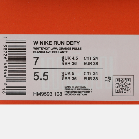 NIKE耐克2026女子W NIKE RUN DEFY跑步HM9593-108