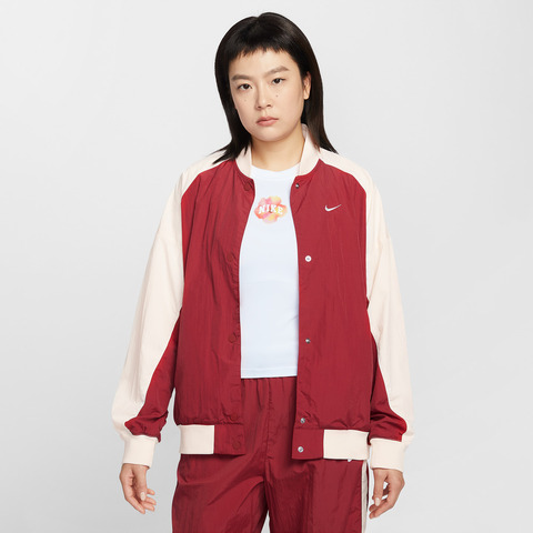 NIKE耐克2026女子AS W NSW HBR VARSITY JKT梭织无帽外套IF0333-613