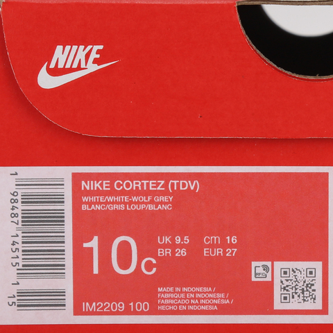 Nike KidsNike Kids2026婴童NIKE CORTEZ (TDV)儿童IM2209-100